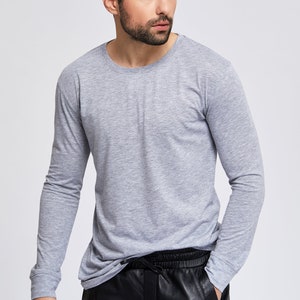 Suvi NYC Men&#39;s long sleeve t-shirts 100 % great quality Turkish Pima cotton preshrunk. Winter, cold weather essentials. Preshrunk.