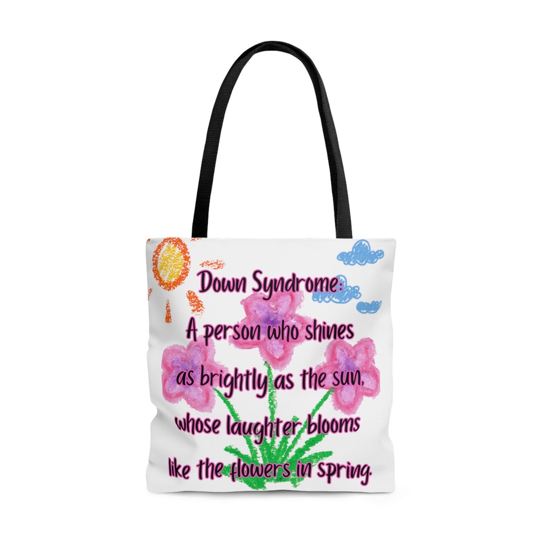 Tote Bag Down Syndrome Defined Tote III AOP Tote Bag Etsy