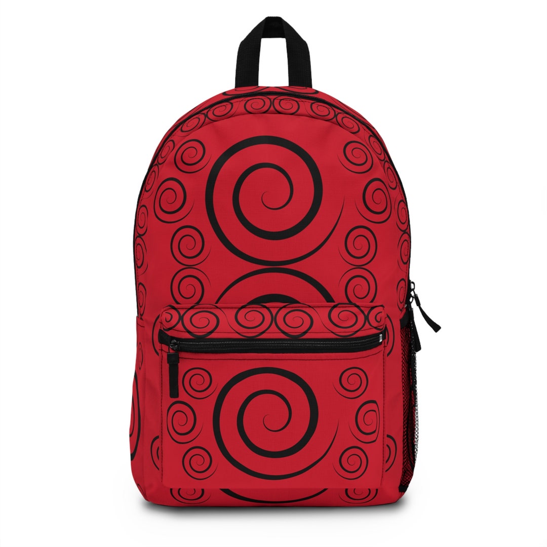 Backpack With Spiral Party | Red Backpack | Holiday Travel - Etsy