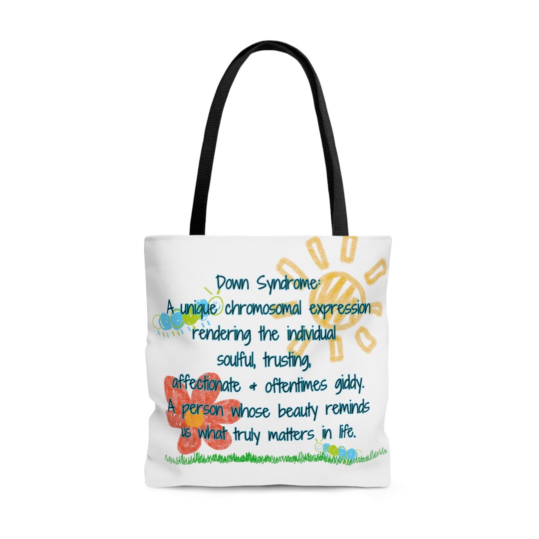 Tote Bag Down Syndrome Defined Tote II AOP Tote Bag Etsy