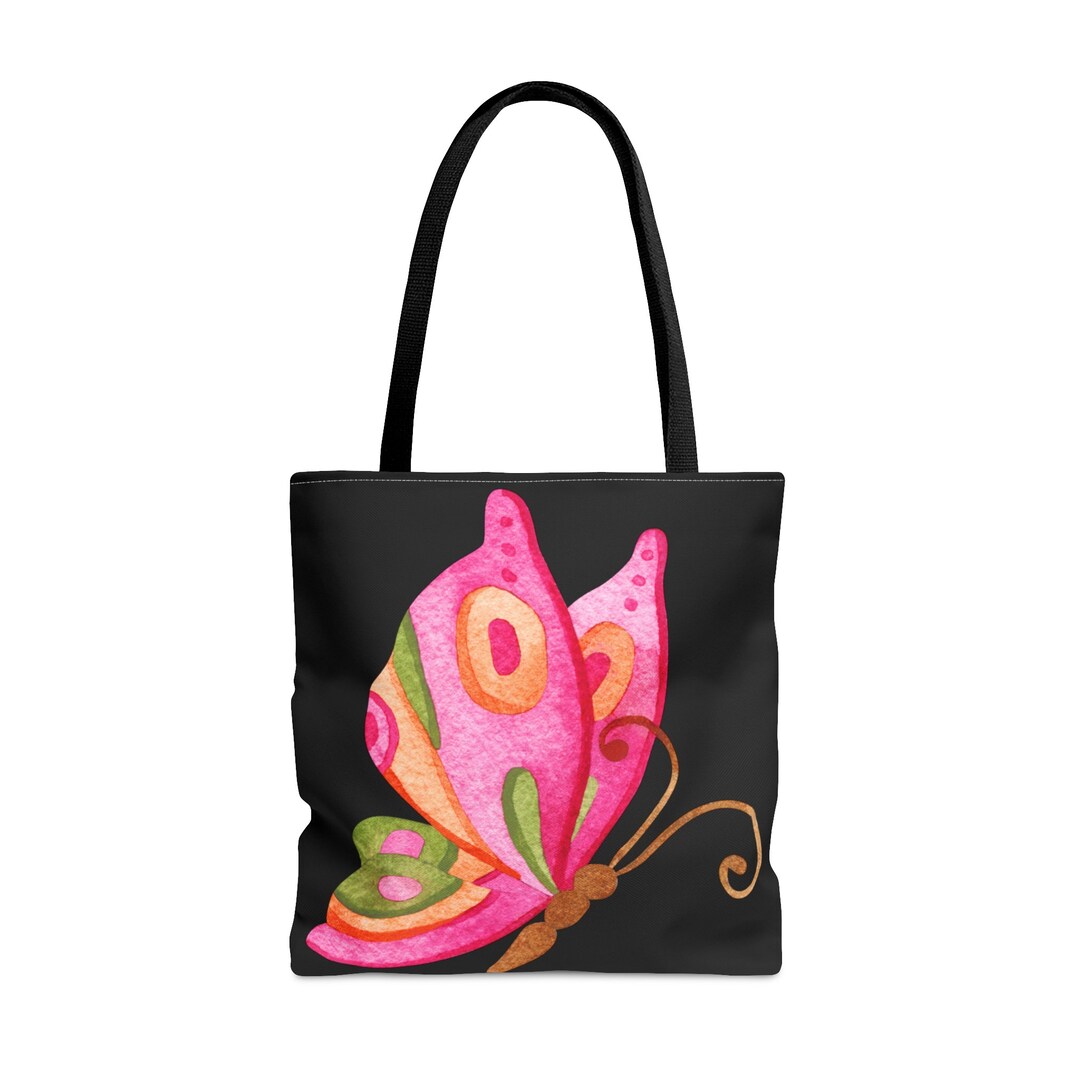 Bright Butterflies Clear Tote Bag