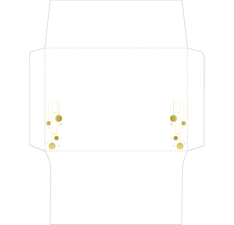 Printable 4x6 Envelope With 5 Border Designs Etsy