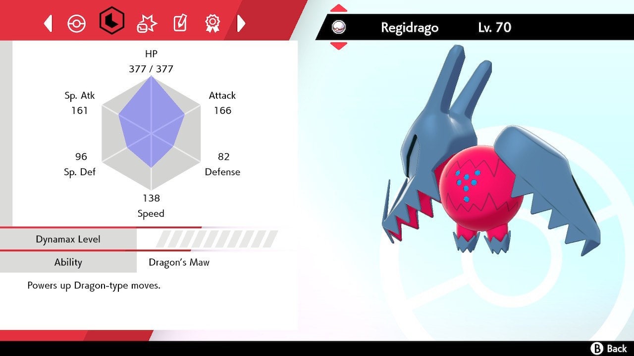 Pokémon Sword and Shield shiny Regidrago Legit - Etsy