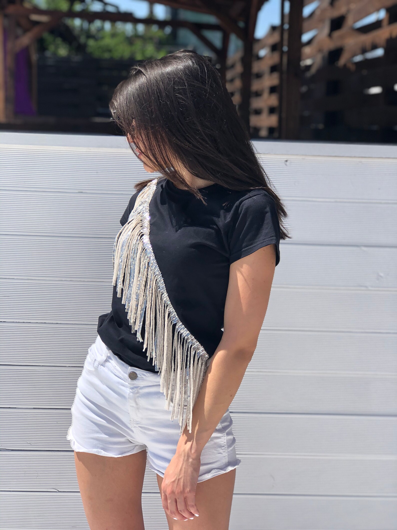 dressy black t shirt