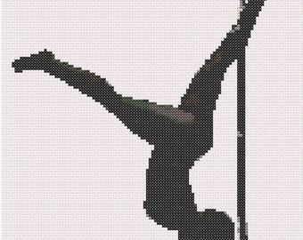 Patrón de punto de cruz Pole Dance Arco y Flecha