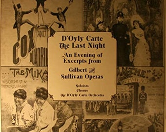 D'Oyly Carte Excerpts Gilbert and Sullivan