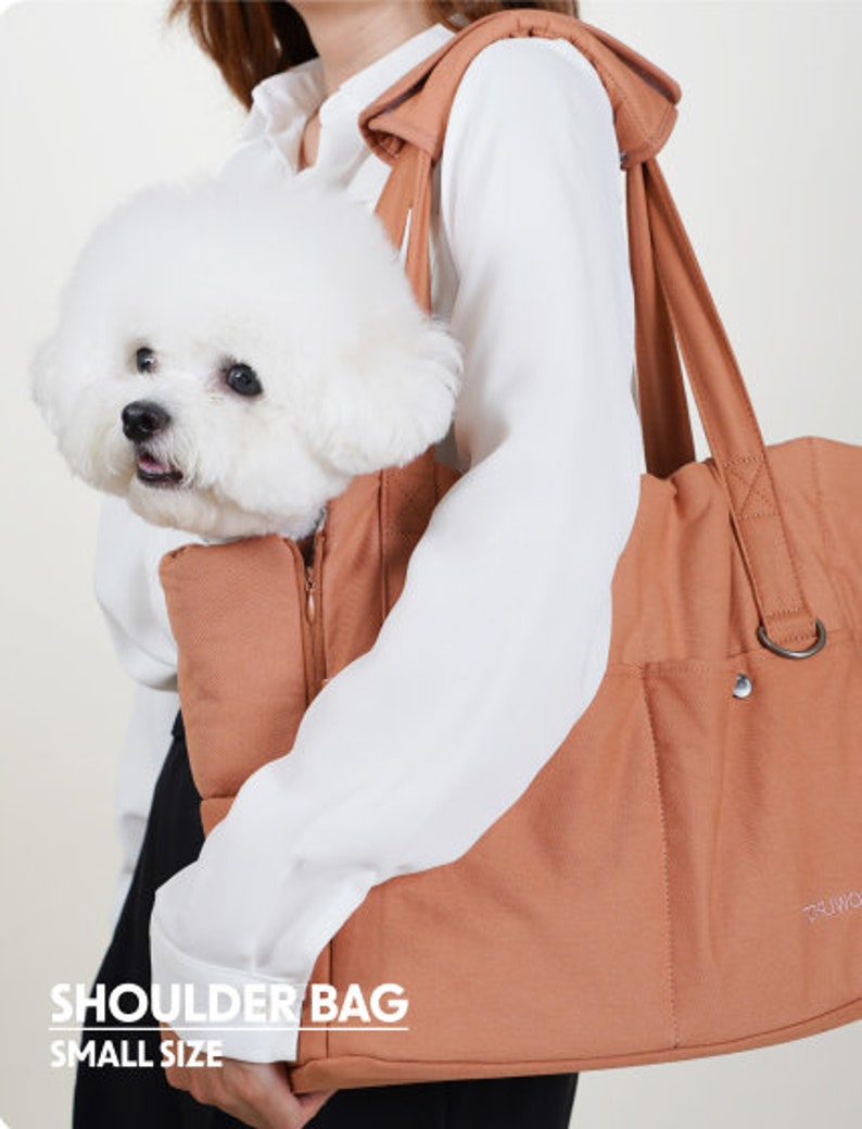 HOWLPOT New Day Tote Bag Dog Carrier Travel Cotton Light Security Adjustable Safe Cushion Carry Easy Fold Comfortable Quality Made in Korea image 6