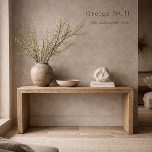 Waterfall Console Table for Entryway, Sofa, Living Room. Enhance Home Decor