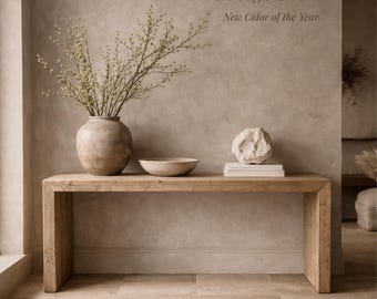 Waterfall Console Table for Entryway, Sofa, Living Room. Enhance Home Decor