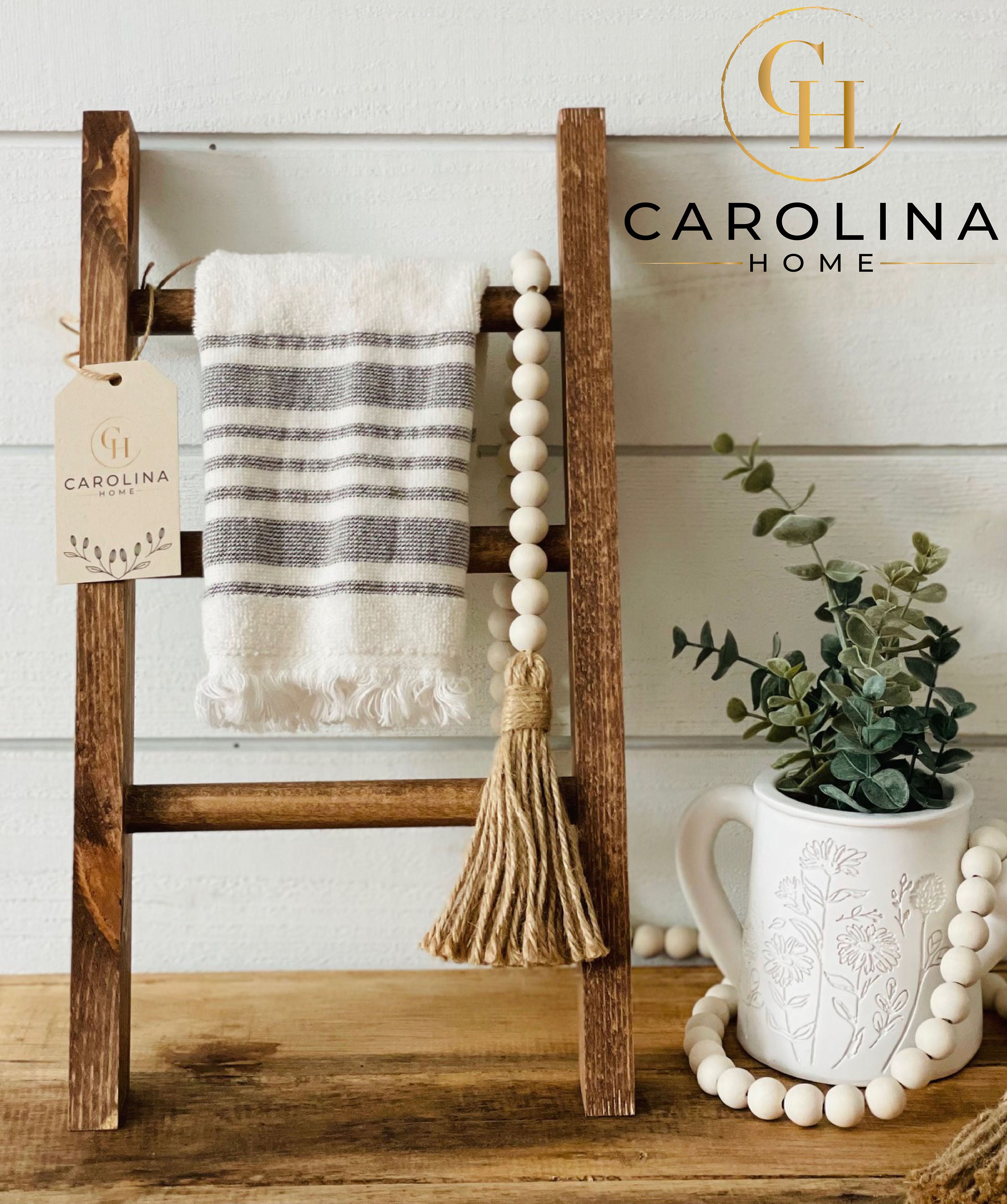 Mini farmhouse ladder hotsell