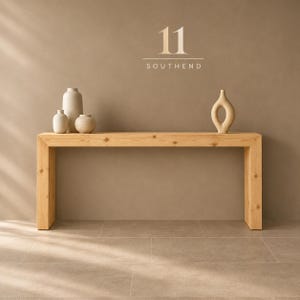 Waterfall Console Table for Entryway, Sofa, Living Room. Enhance Home Decor