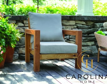 Carolina Home - Outdoor Patio Chair Furniture Ideal for Porch, Pool, Balcony, Backyard, Deck. Set of 2 options.