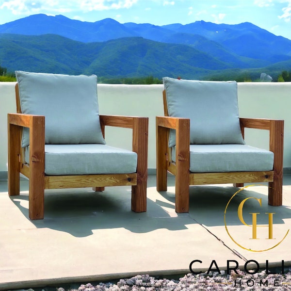 Wood Patio Furniture Etsy