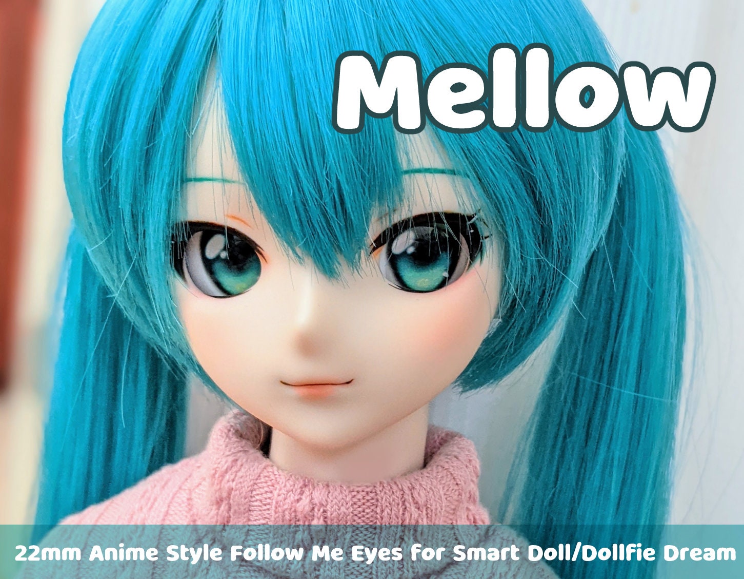 Real Smart Doll Eyes “BLUE GREEN” – Realistic Smart Doll Eyes – Dollofakind