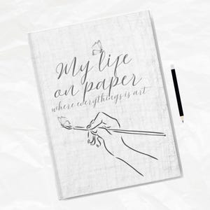 Artist Sketchbook Journal: 5x7 Blank Page Art Notebook