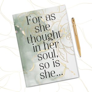 Minimalist Journal Notebook, Green Gold Marble Planner, Sketchbook, Notepad for note taking, diary for writing and doodling