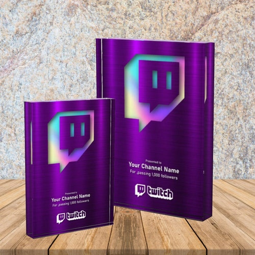 Custom Twitch Streamer Awards Could Be Used for Your Twitch Etsy