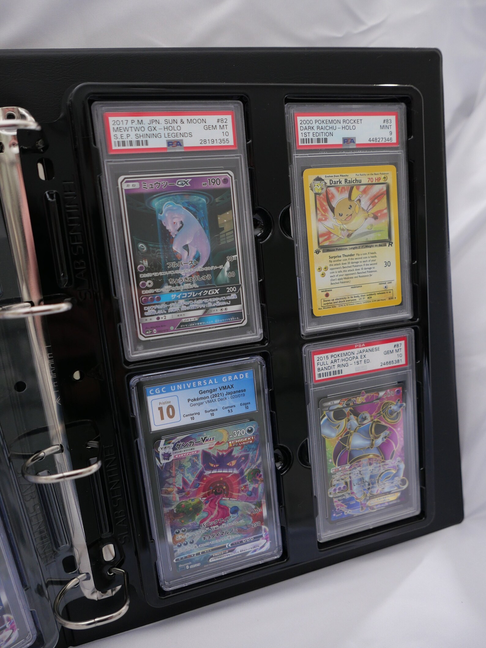 Slab Sentinel Black PSA Binder Pages 4x Pc for PSA CGC and Etsy UK
