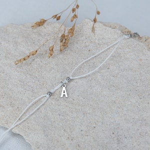 Pulsera Harmonie - Pulsera de cordón de acero inoxidable con personalización de colores y letras