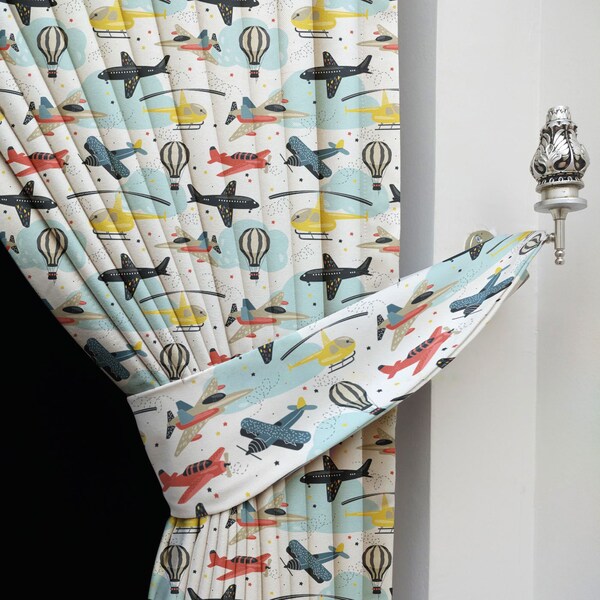 Airplane Curtains Etsy