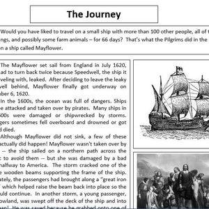 The Mayflower Compact Reading Activity