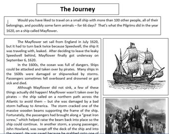 The Mayflower Compact Reading Activity