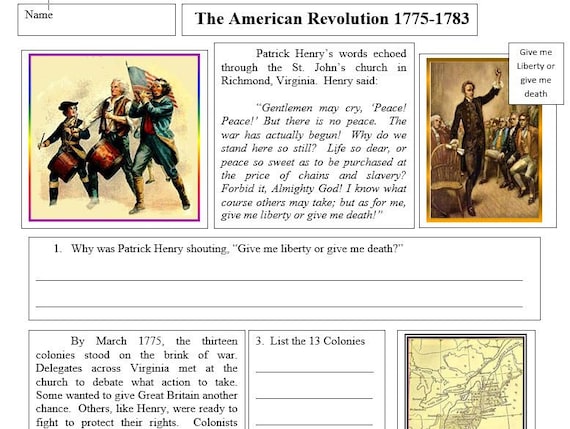 8th grade american revolution essay