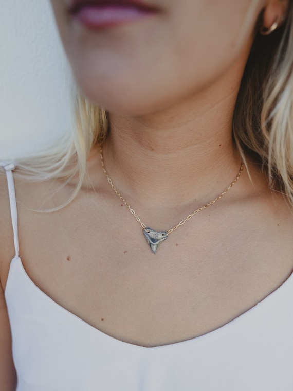 Amazon.com: Shark Tooth Necklace - Men Surfing Waterproof, Hawaii Jewelry,  Hawaiian Vibes, Women Cute Choker, Beach Aesthetic Accessories, Summer Boho  Gifts, Gold Mens Gifts, Silver Boys Pendant (Gold) : Handmade Products