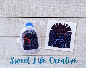Fireworks - Americana - USA - Omnipod Pod Sticker Decal