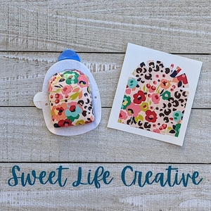 Floral Leopard - Omnipod Pod Decal Sticker