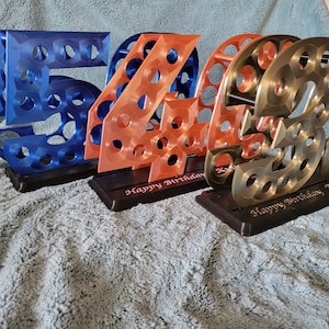 Mini portabotellas para cumpleaños, aniversario, graduación (o simplemente porque sí), regalo para fiesta de cumpleaños, regalo para fiesta de aniversario