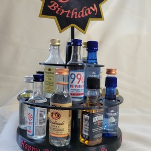 Shot Cake - 2 Layers for 16 mini Bottles