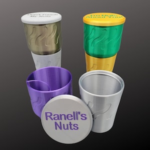 Peanuts, Pistachios, Sun Flowers Seeds Cup with Discard Bin, Nut Cup, Tumbler