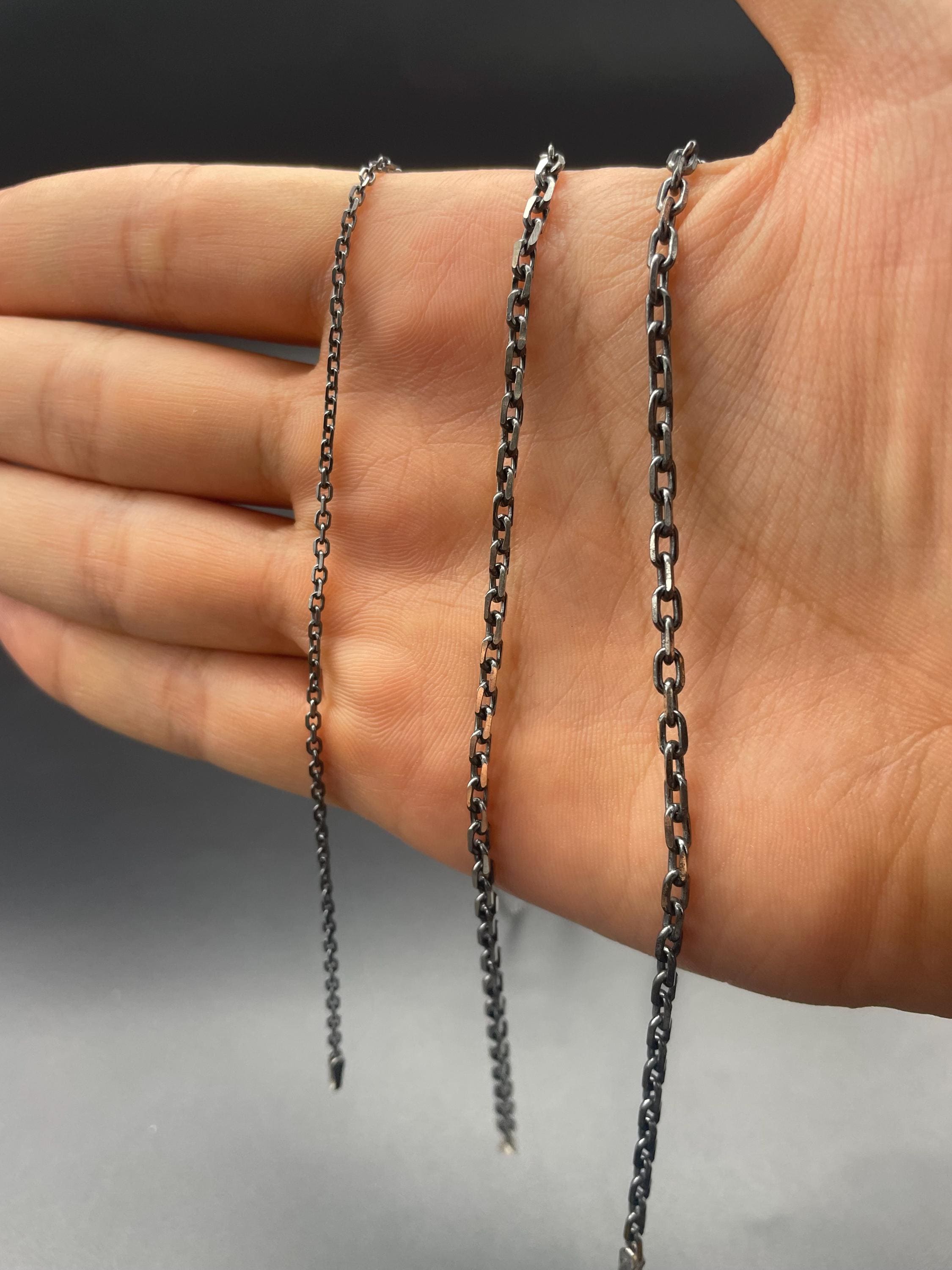 AEONSLOVE Collana in Argento 925Lettera dell'alfabeto Pendente