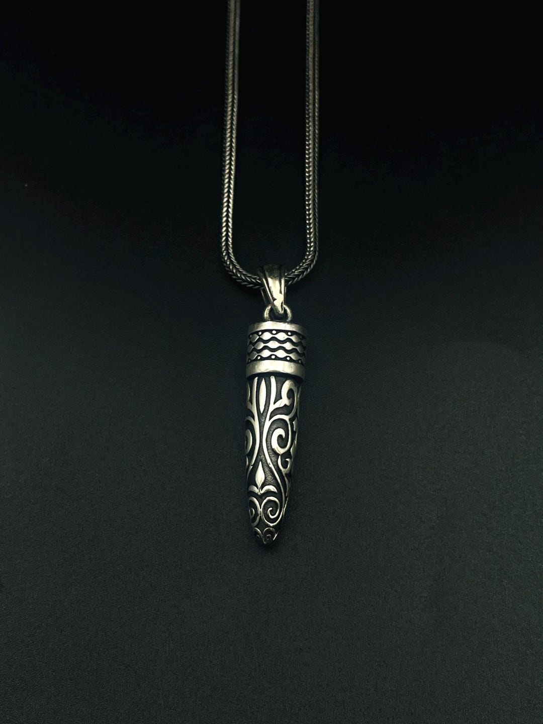 アクセサリー LGB Bullet Necklace (silver 925) 925 Sterling Silver Bullet Pendant Necklace, Bullet Pendant