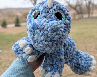 Crochet Splooting Dinosaur