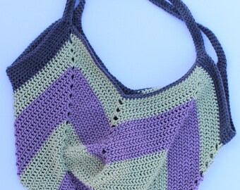 Crochet Granny Market Bag
