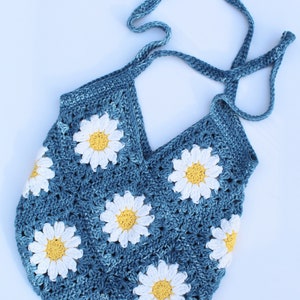 Crochet Daisy Bag