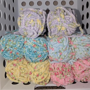 Premier Bloom Chenille Yarn Lot