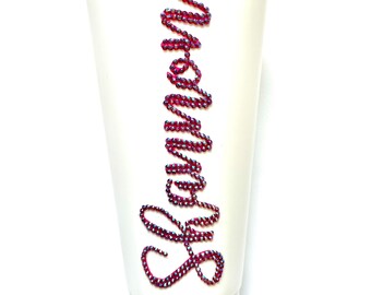 Rhinestone Name Tumbler