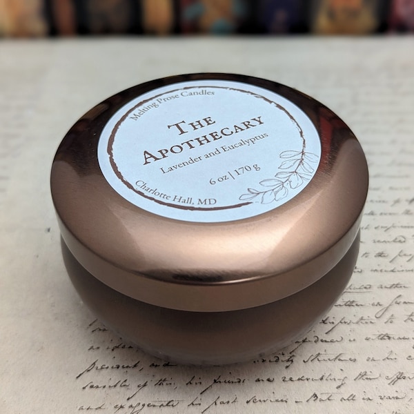 The Apothecary | Bookish Candles | Unique Fragrance Inspired by Fantasy Fiction and Literary Tropes | Gift for Readers