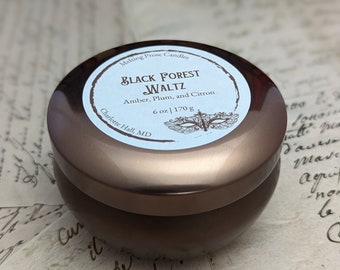 Black Forest Waltz | Candles for Readers, Writers, and the Generally Bookish | Unique Fragrances Inspired by Fiction and Literary Tropes