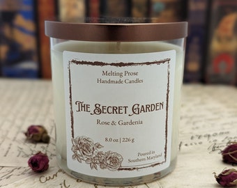 Secret Garden | Candles for Readers, Writers, and the Generally Bookish | Unique Fragrances Inspired by Fiction and Literary Tropes