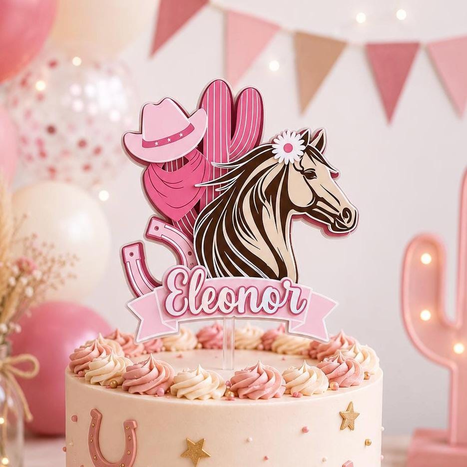 MEZHEN Décoration de Gâteau Chevaux Figurine Animaux Cake Topper Cheval Anniversaire Décoration Gâteau Enfants Fête d'anniversaire Deco Gateau 6 Pièces