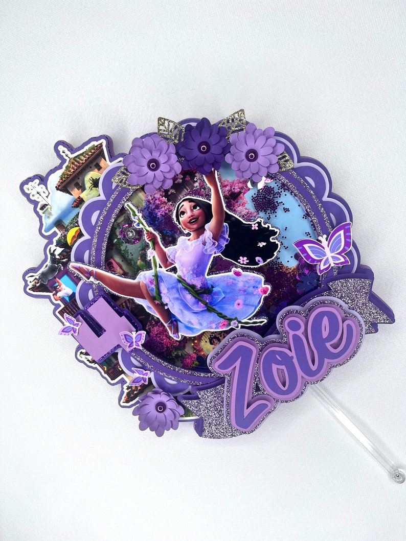 Encanto Cake Topper Isabella Encanto Party Decoration Etsy