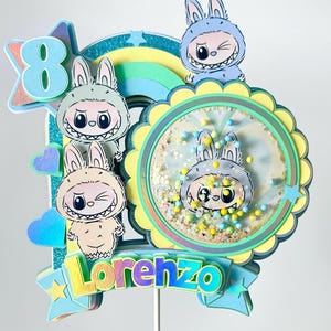 Labubu Cake Topper, Boy Cake Topper, Labubu Birthday, Labubu Party Decor, Labubu Party Favors, Labubu Party, Labubu Theme Decorations