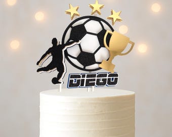 Personalisierte Fußball Torte Topper: Benutzerdefinierte Sport Geburtstagsparty Dekor