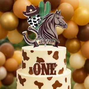 First Rodeo Cake Topper,Cowboy Cake Topper,My 1st Rodeo Party Decor, Howdy Party,Cowboy Party Decorations,Cowboy Cake Decorations,Boy Rodeo