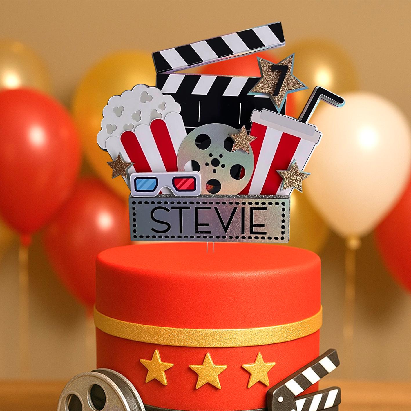 Cinema cake topper Italia