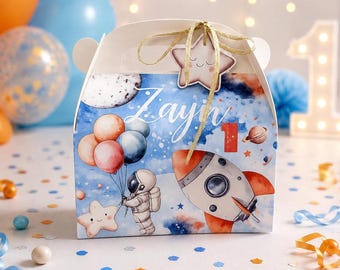 Astronaut Gable Geschenkschachtel: Weltraum Geburtstagsgeschenk, Babyparty